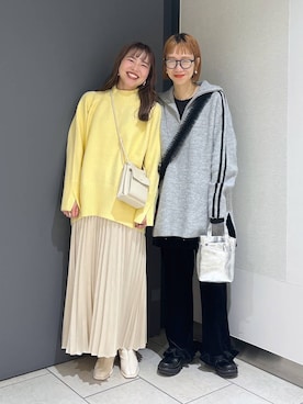 「アイテム（ワンピース/ドレス）」を使った、milkさん（レディース・160cm・30代）の冬コーディネート