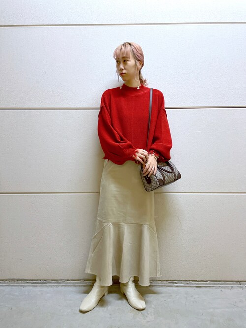 セール】クラッシュクロップドプルオーバーLS 219586（ニット