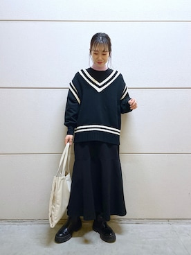 milkさん（レディース・160cm）の冬コーディネート