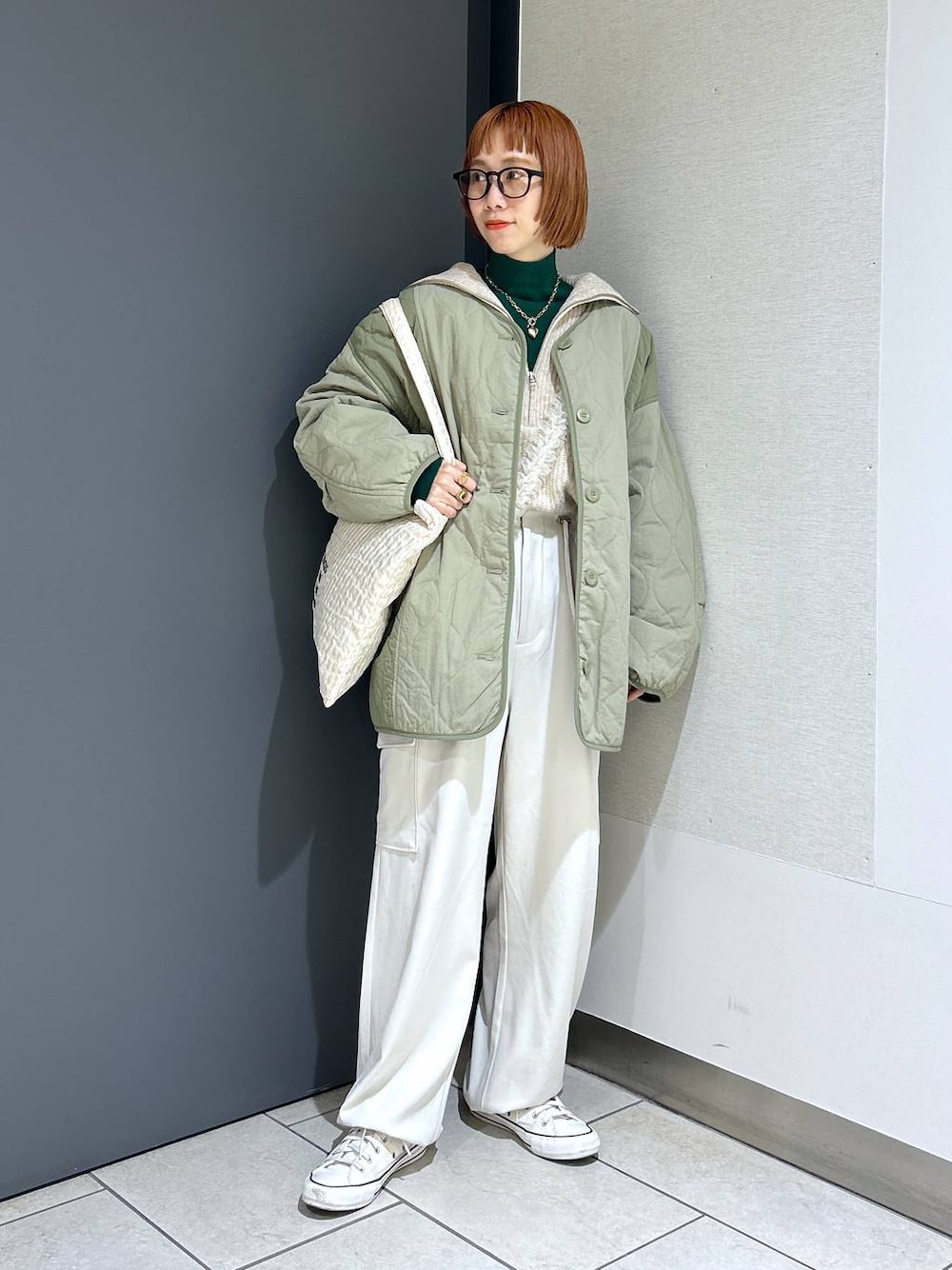 milk(LOWRYS FARM+ アルデ新大阪)|LOWRYS FARMのメガネを使ったコーディネート - WEAR