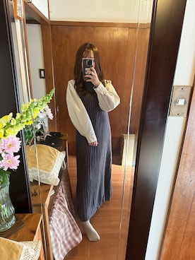 e.さん（レディース・151cm）の冬コーディネート