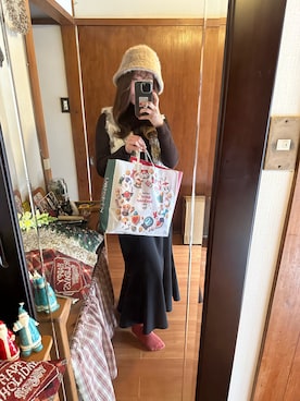 e.さん（レディース・151cm）の冬コーディネート