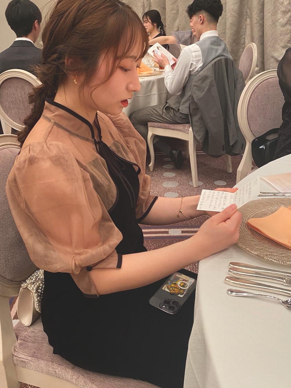 Leja 花柄ボレロ マーメイドワンピース ドレス 結婚式 二次会 およばれ セール】【LEJA】花柄ボレロマーメイドワンピースセットアップ