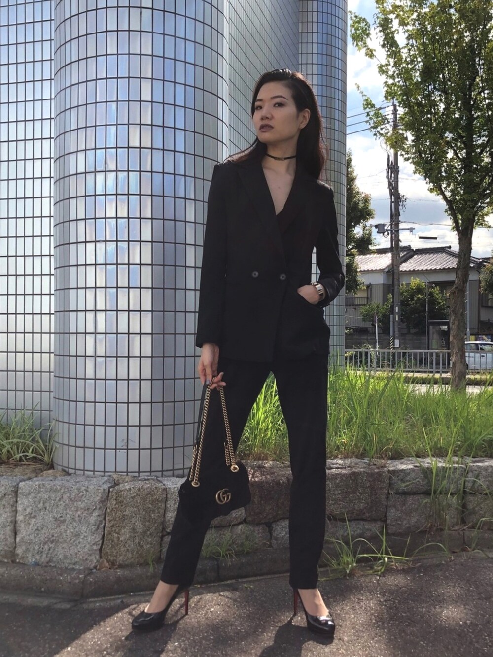 【GUCCI】 [GGマーモント] スリムベルト ブラック 【グッチ】 Gucci Belts for Women | Women's Designer Belts | GUCCI® US