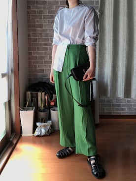 「CESMONY（チェスモニー）のアイテム」を使った、ぬ🥚さん（レディース・165cm）の秋コーディネート