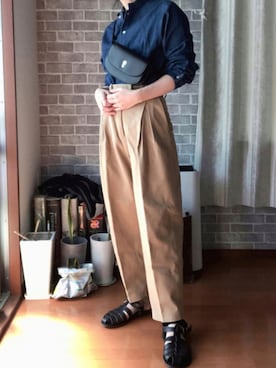 「CESMONY（チェスモニー）のアイテム」を使った、ぬ🥚さん（レディース・165cm）の秋コーディネート
