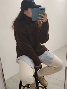 「クラークス」｜akarinsさん（レディース・159cm）の秋コーディネート