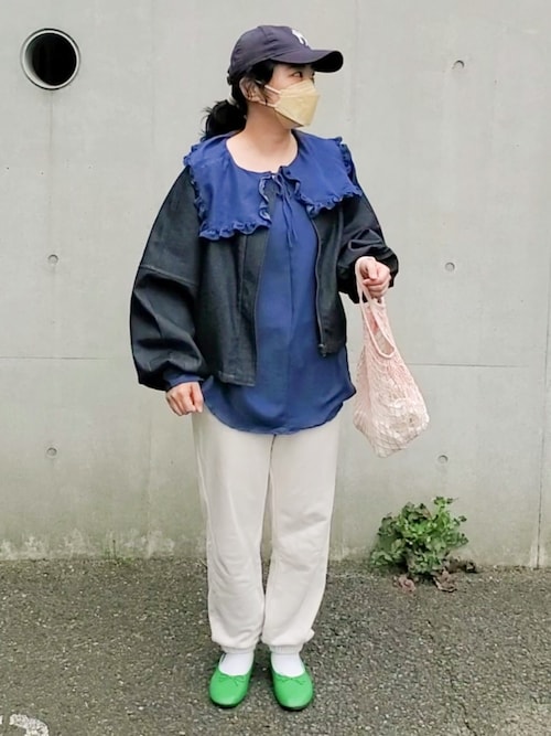 ANGIE VINTAGEakarinsさんのデニムジャケットを使った