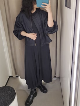 「春服みてみて」｜「アイテム（デニムジャケット）」を使った、akarinsさん（レディース・159cm）の春コーディネート