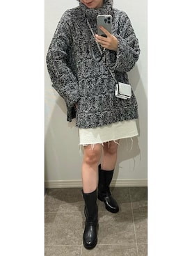 「Chaos（カオス）のアイテム」を使った、M.Yさん（レディース・156cm）の秋コーディネート