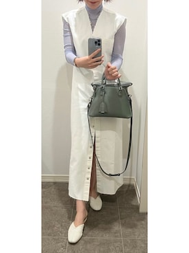 「Gabriela Coll Garments（ガブリエラコールガーメンツ）のアイテム（ワンピース/ドレス）」を使った、M.Yさん（レディース・156cm）の春コーディネート