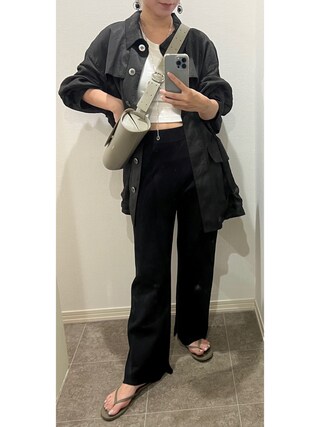 美品 chaos gentleman lady フロマージュリネンブルゾン 美品 chaos gentleman lady フロマージュリネンブルゾン Chaos