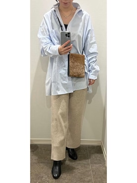 「TICCA（ティッカ）のアイテム（トップス）」を使った、M.Yさん（レディース・156cm）の冬コーディネート