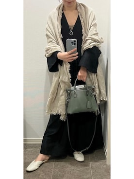 「Chaos（カオス）のアイテム」を使った、M.Yさん（レディース・156cm）の春コーディネート