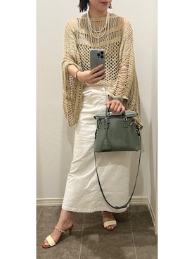 「HAVEL studio（ハーヴェルスタジオ）のアイテム」を使った、M.Yさん（レディース・156cm）の夏コーディネート