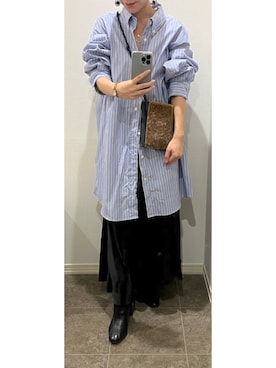「Chaos（カオス）のアイテム」を使った、M.Yさん（レディース・156cm）の秋コーディネート