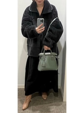 「Chaos（カオス）のアイテム（ブルゾン）」を使った、M.Yさん（レディース・156cm）の春コーディネート