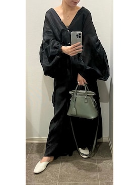 「Chaos（カオス）のアイテム」を使った、M.Yさん（レディース・156cm）の秋コーディネート