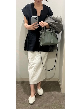 「TICCA（ティッカ）のアイテム（トップス）」を使った、M.Yさん（レディース・156cm）の春コーディネート