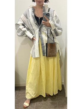 「Chaos（カオス）のアイテム」を使った、M.Yさん（レディース・156cm）の春コーディネート