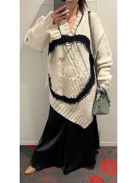 「Chaos（カオス）のアイテム」を使った、M.Yさん（レディース・156cm）の秋コーディネート