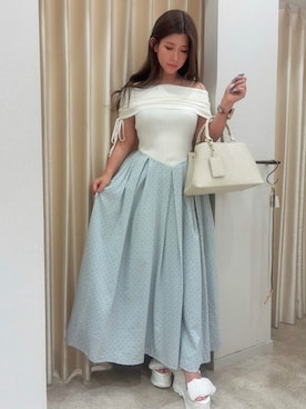 「ROYAL PARTY（ロイヤルパーティー）のアイテム」を使った、ROYALPARTYさん（レディース・155cm）の夏コーディネート