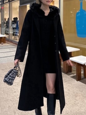 「ROYAL PARTY（ロイヤルパーティー）のアイテム（その他アウター）」を使った、ROYALPARTYさん（レディース・167cm）の冬コーディネート