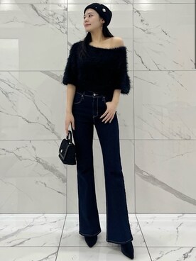 「ROYAL PARTY（ロイヤルパーティー）のアイテム（ニット/セーター）」を使った、ROYALPARTYさん（レディース・161cm）の秋コーディネート