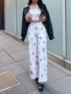 「ROYAL PARTY（ロイヤルパーティー）のアイテム（その他アウター）」を使った、ROYALPARTYさん（レディース・163cm）の春コーディネート