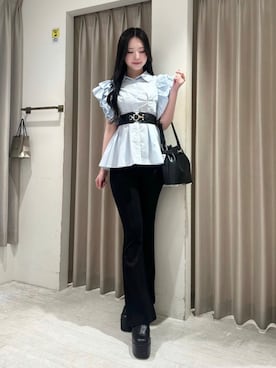 「ROYAL PARTY（ロイヤルパーティー）のアイテム」を使った、ROYALPARTYさん（レディース・165cm）の春コーディネート