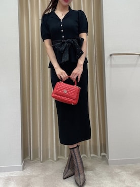 「ROYAL PARTY（ロイヤルパーティー）のアイテム（ニット/セーター）」を使った、ROYALPARTYさん（レディース・163cm）の秋コーディネート