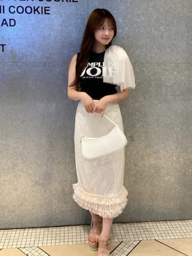 「ROYAL PARTY（ロイヤルパーティー）のアイテム」を使った、ROYALPARTYさん（レディース・157cm）の夏コーディネート