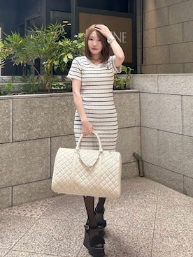 「ROYAL PARTY（ロイヤルパーティー）のアイテム」を使った、ROYALPARTYさん（レディース・157cm）の春コーディネート