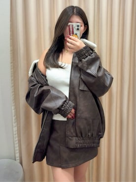 「ROYAL PARTY（ロイヤルパーティー）のアイテム」を使った、ROYALPARTYさん（レディース・155cm）の秋コーディネート