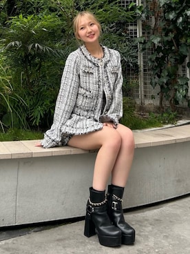 「ROYAL PARTY（ロイヤルパーティー）のアイテム」を使った、ROYALPARTYさん（レディース・155cm）の秋コーディネート