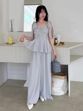 「ROYAL PARTY（ロイヤルパーティー）のアイテム」を使った、ROYALPARTYさん（レディース・158cm）の夏コーディネート