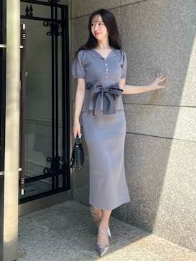 「ROYAL PARTY（ロイヤルパーティー）のアイテム（ニット/セーター）」を使った、ROYALPARTYさん（レディース・167cm）の秋コーディネート