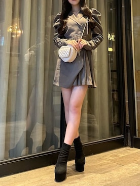 「ライブコーデ」｜「アイテム（ワンピース/ドレス）」を使った、ROYALPARTYさん（レディース・164cm）の冬コーディネート