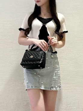 「ROYAL PARTY（ロイヤルパーティー）のアイテム（カーディガン/ボレロ）」を使った、ROYALPARTYさん（レディース・164cm）の夏コーディネート