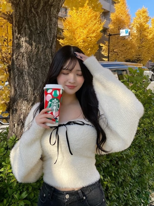  PARTY リボンベアボレロシャギーニットアンサンブル ROYAL PARTY アンサンブル リボンベアボレロシャギーニット