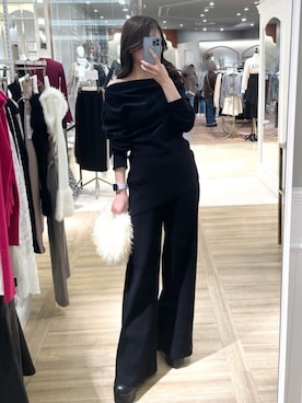 「ROYAL PARTY（ロイヤルパーティー）のアイテム（ニット/セーター）」を使った、ROYALPARTYさん（レディース・152cm）の冬コーディネート