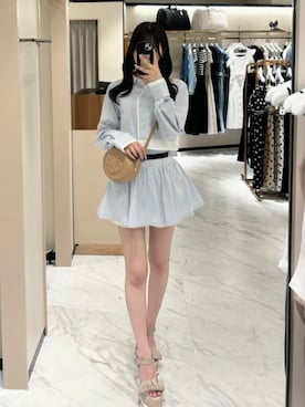 「ROYAL PARTY（ロイヤルパーティー）のアイテム」を使った、ROYALPARTYさん（レディース・165cm）の春コーディネート