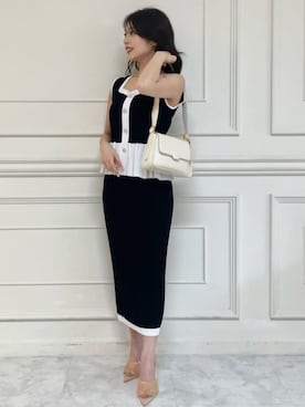 「ROYAL PARTY（ロイヤルパーティー）のアイテム（ショルダーバッグ）」を使った、ROYALPARTYさん（レディース・152cm）の春コーディネート