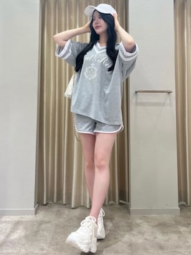 「ROYAL PARTY（ロイヤルパーティー）のアイテム」を使った、ROYALPARTYさん（レディース・157cm）の夏コーディネート