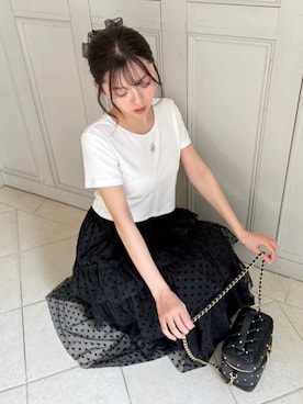 「ROYAL PARTY（ロイヤルパーティー）のアイテム」を使った、ROYALPARTYさん（レディース・158cm）の春コーディネート