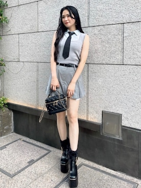 「ROYAL PARTY（ロイヤルパーティー）のアイテム」を使った、ROYALPARTYさん（レディース・163cm）の夏コーディネート
