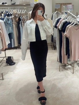 「ROYAL PARTY（ロイヤルパーティー）のアイテム」を使った、ROYALPARTYさん（レディース・155cm）の春コーディネート