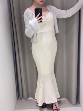 「ROYAL PARTY（ロイヤルパーティー）のアイテム（カーディガン/ボレロ）」を使った、ROYALPARTYさん（レディース・152cm）の春コーディネート
