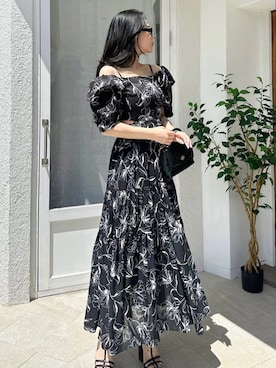 「ROYAL PARTY（ロイヤルパーティー）のアイテム（ショルダーバッグ）」を使った、ROYALPARTYさん（レディース・161cm）の春コーディネート