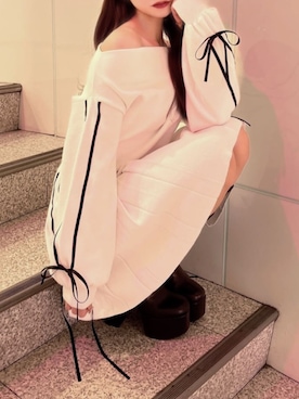 「ROYAL PARTY（ロイヤルパーティー）のアイテム（ニット/セーター）」を使った、ROYALPARTYさん（レディース・160cm）の冬コーディネート